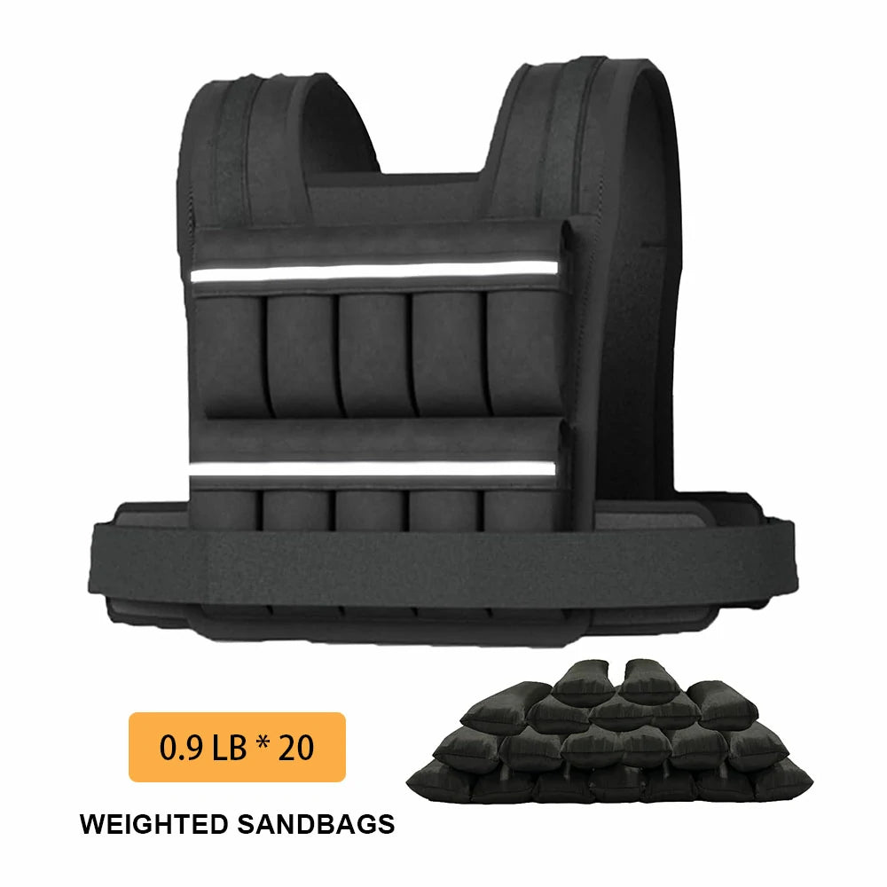 WARRIOR Adjustable 1-40lb Weighted Vest